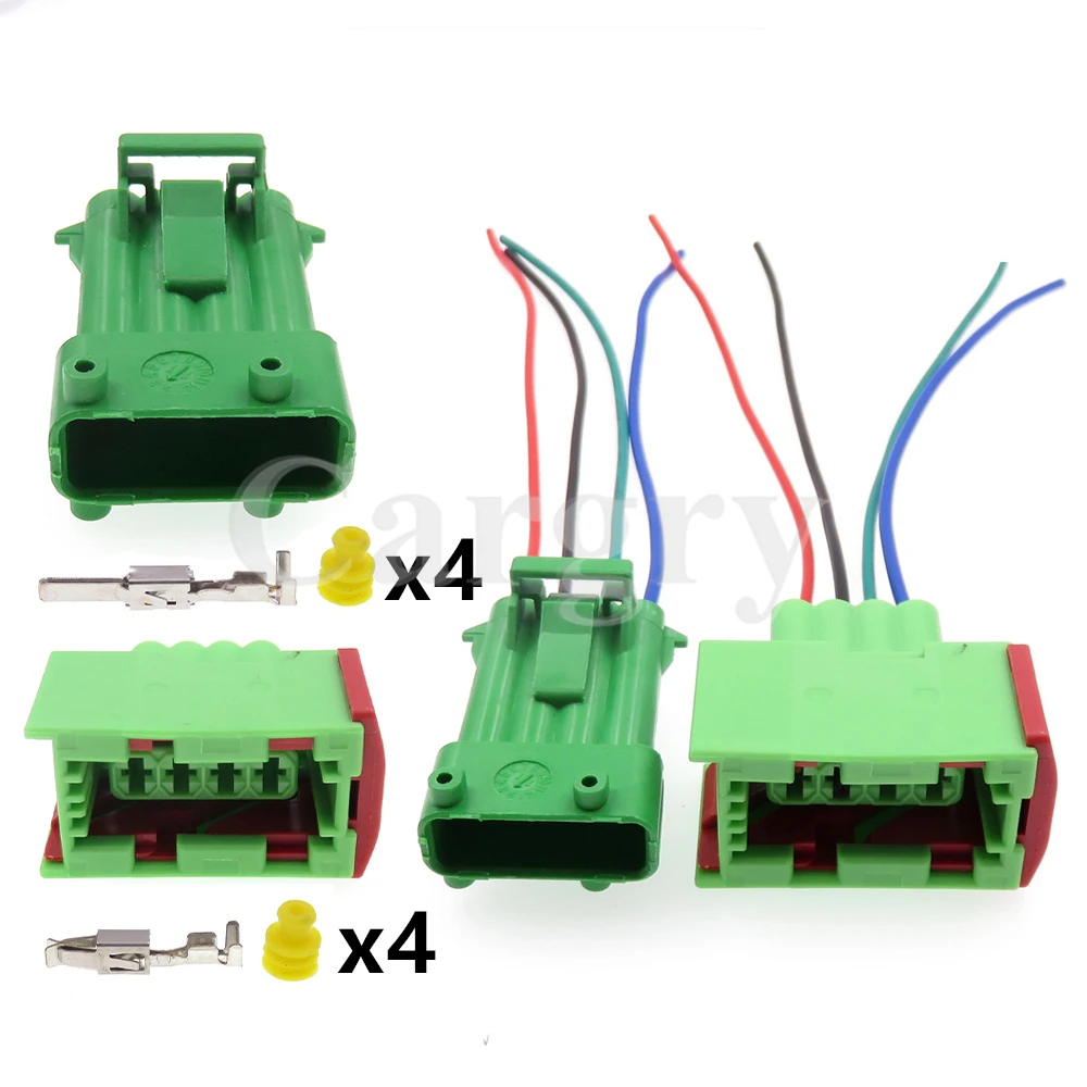 

1 Set 4P Auto Starter Accessories 144998-6 185001-6 Car Oxygen Sensor Cable Harness Sealed Socket For Peugeot 307 206