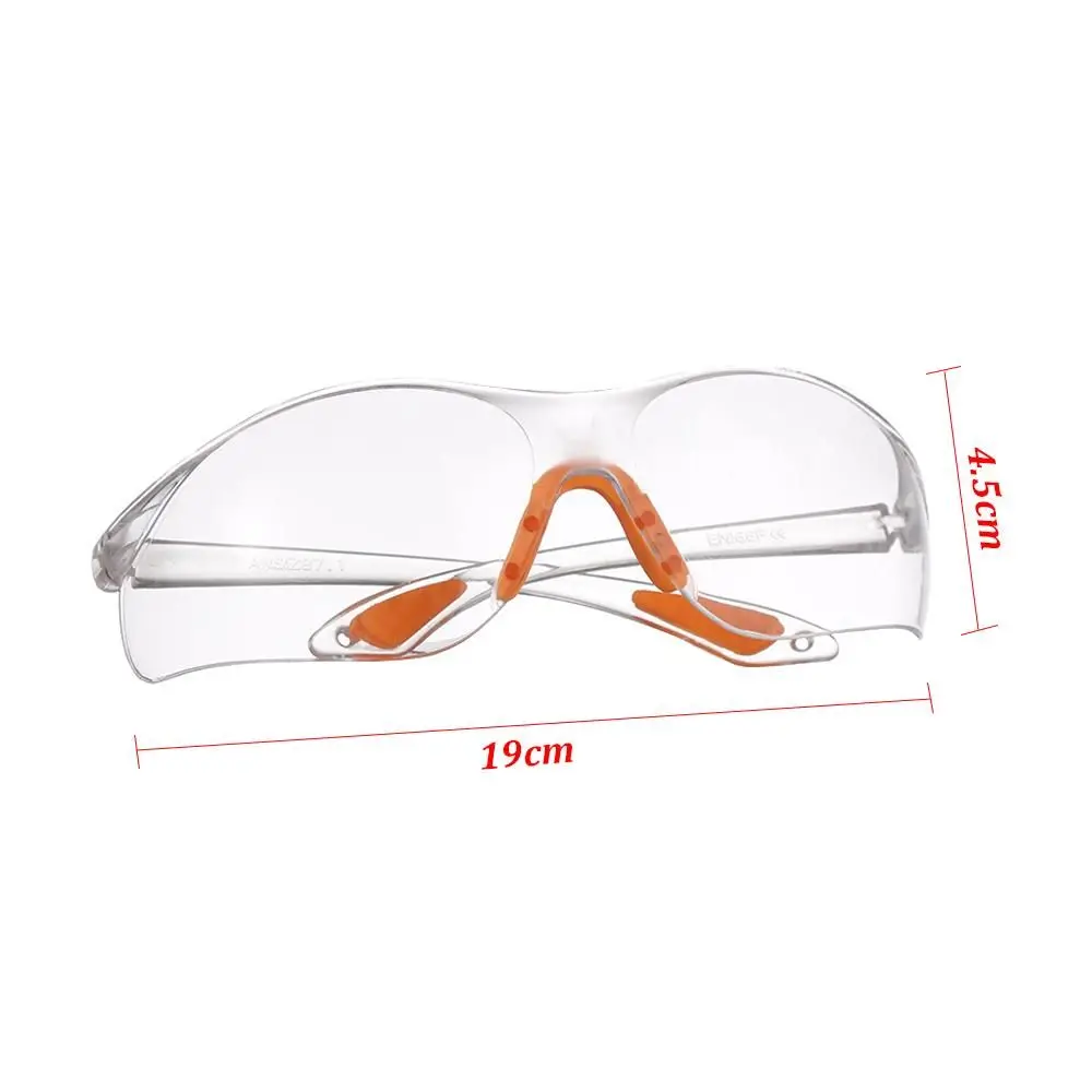 Veiligheidsbril Rijbril Anti-Schok Winddichte Zand Preventie Ogen Beschermer Met Zachte Neuspads Werken Laboratoriumbeveiligingsbenodigdheden