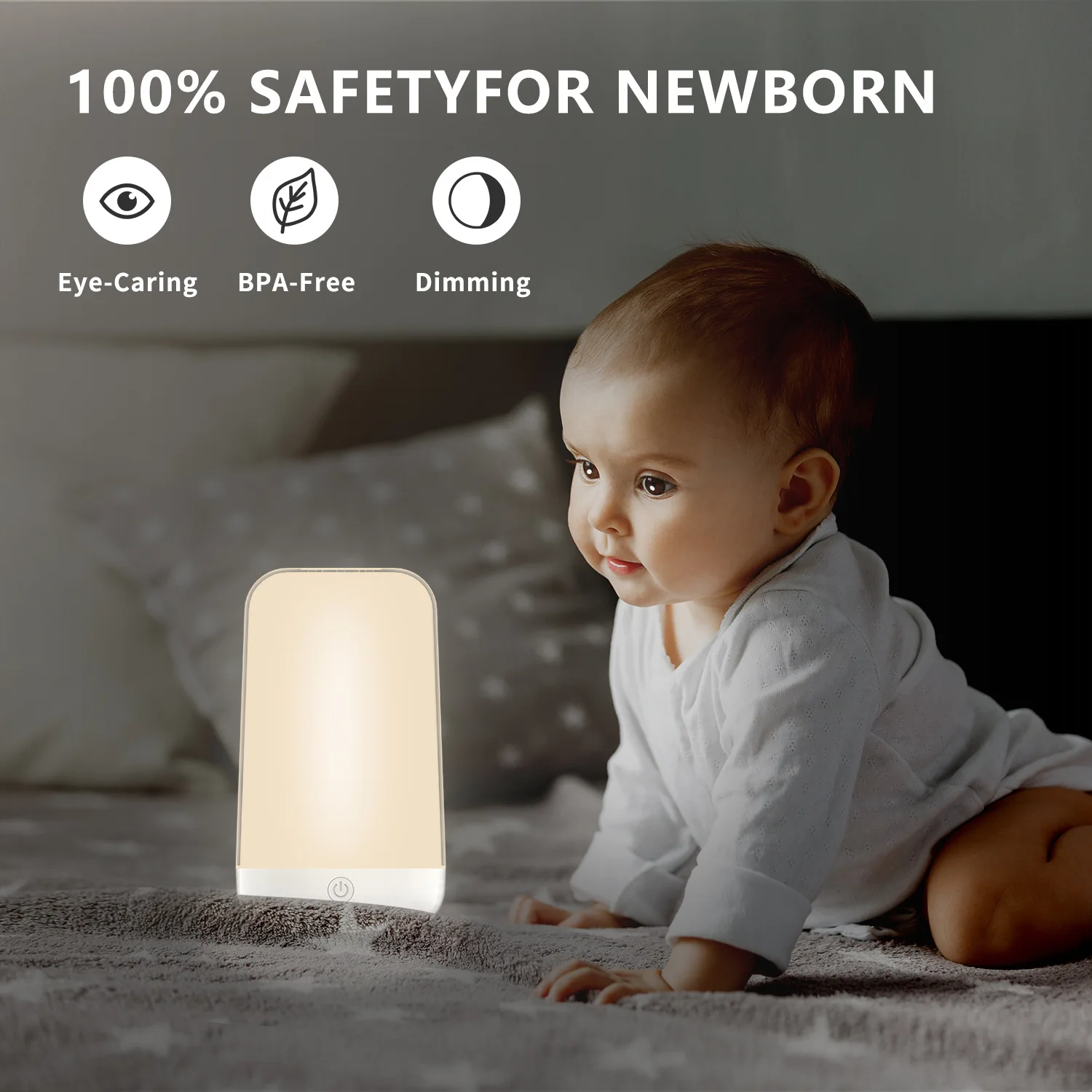 Xiaomi Smart Night Lamp Bedside Table Touch LED Light RGB 3600mAh Battery Rechargeable Desk Lamp For Bedroom Christmas Decor 13 S0f7b7137b8fe4e648191a5ec45ae942cA