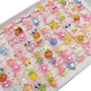 50/100pcs/Lot Factory Mix Style Lovely Child Finger Rings for Children Open Adjust Design Resin Apple Cute Rabbit Ice Cream Kids 1