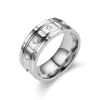 AsJerlya Stainless Steel Crystal Rings For Women Fashion Titanium Bague Femme Wedding Engagement Ring Lover Luxury Brand Jewelry 3