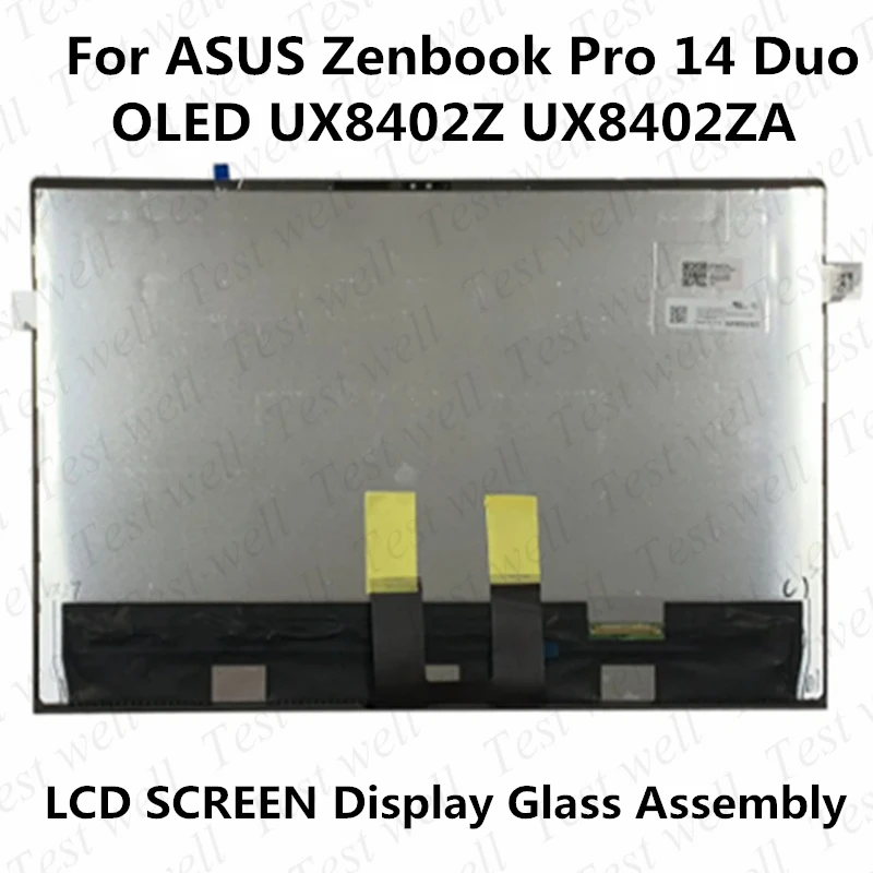 

For ASUS Zenbook Pro 14 Duo OLED UX8402Z UX8402ZA UX8402ZE UX8402 ZA LCD SCREEN Display Panel Glass 2880X1880 Assembly