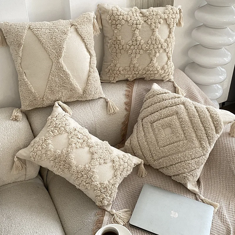 

Cluster pillow pillow set Moroccan cushion INS national retro romantic sofa bedside bedside pillow office waist pillow