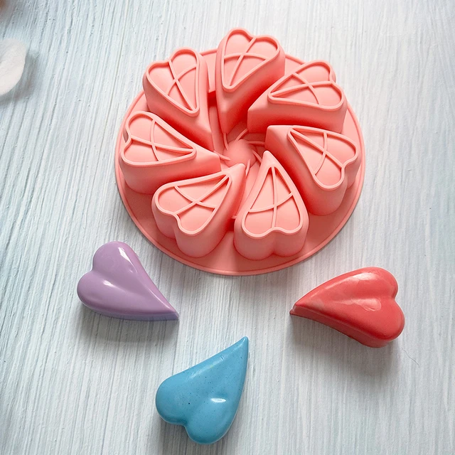 Triangle Baking Mold 8 Silicone Patisserie Portion Cake Moule Gateaux Pizza  Slices Pan Gateau Pastry Tools Bread Cheese Kitchen - AliExpress