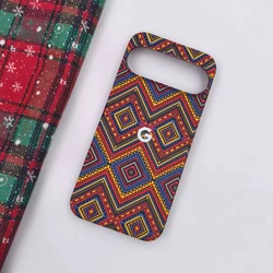 Magnetic Carbon Fiber Texture Shockproof Phone Case with Wireless Charging Compatibility - Pixel 10ProXL (National Style)