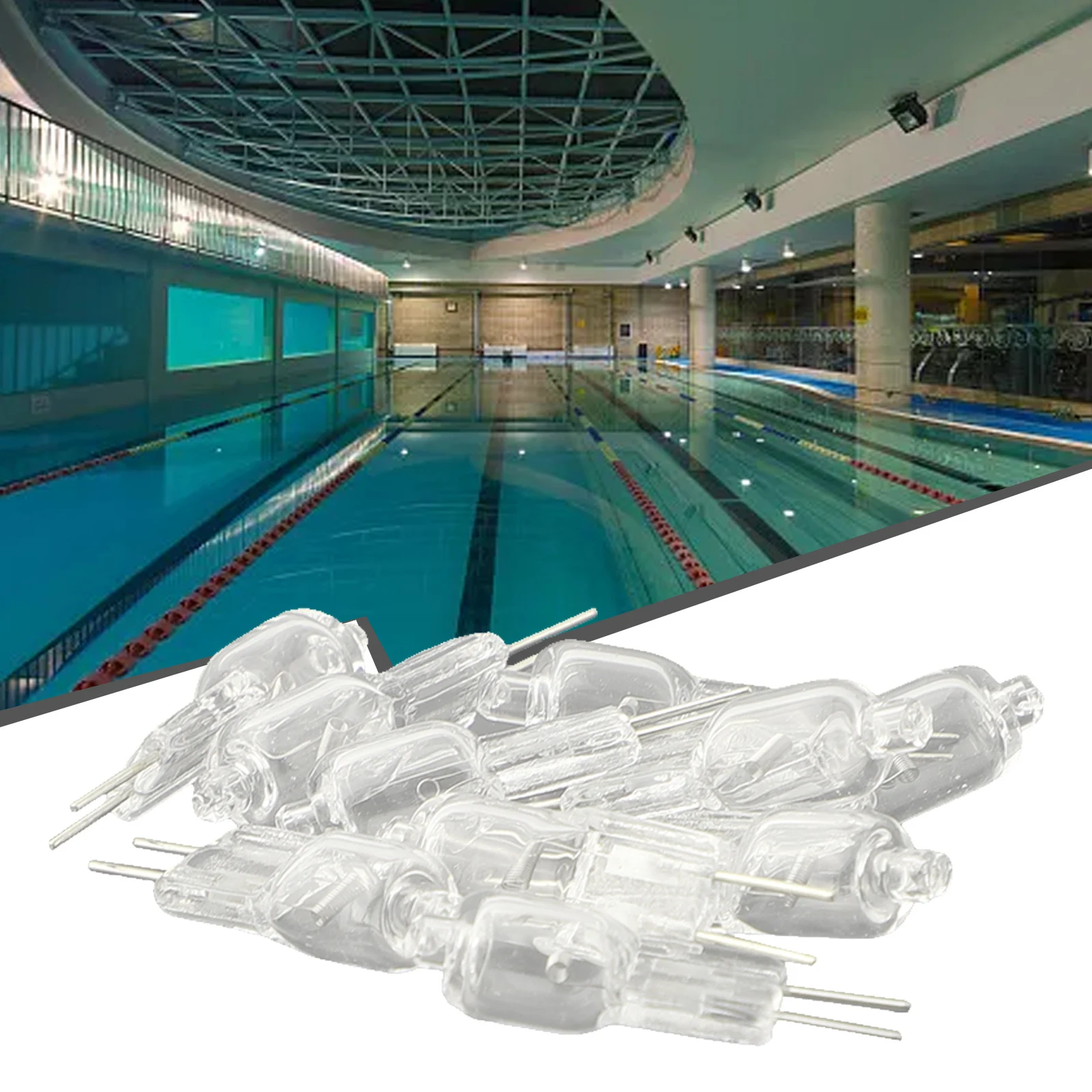 

12v Halogen Lamp Beads Halogen Lamp Warm Bulb Transparent Halogen Insert Crystal Lamp Swimming Pool Equipment And Parts