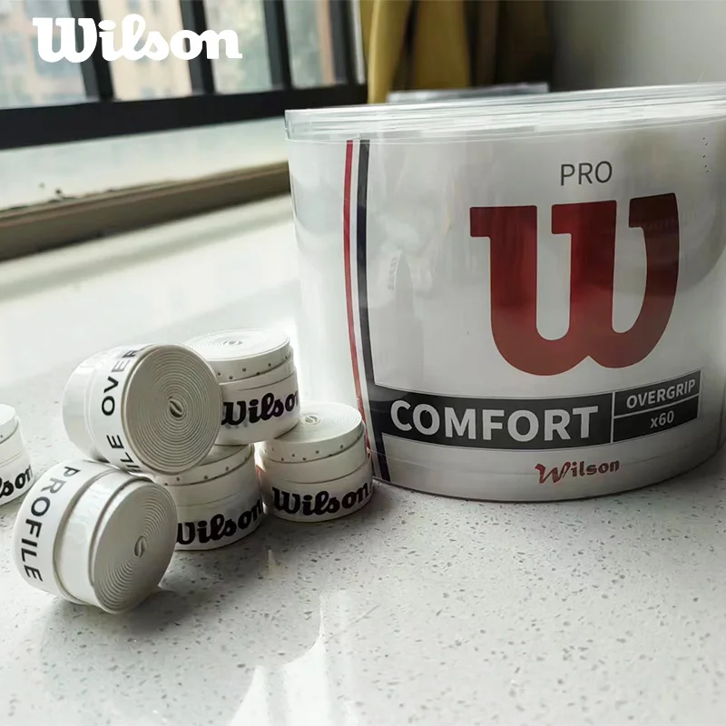 60/120/180PCS Wilson Tennis racket Overgrip Tennis Grips dry feel Racquets Wraps Hand Glue Overgrips Non-slip Tenis Fishing Grip
