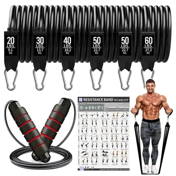 200lbs Resistance Bands Set for Home Workouts 1