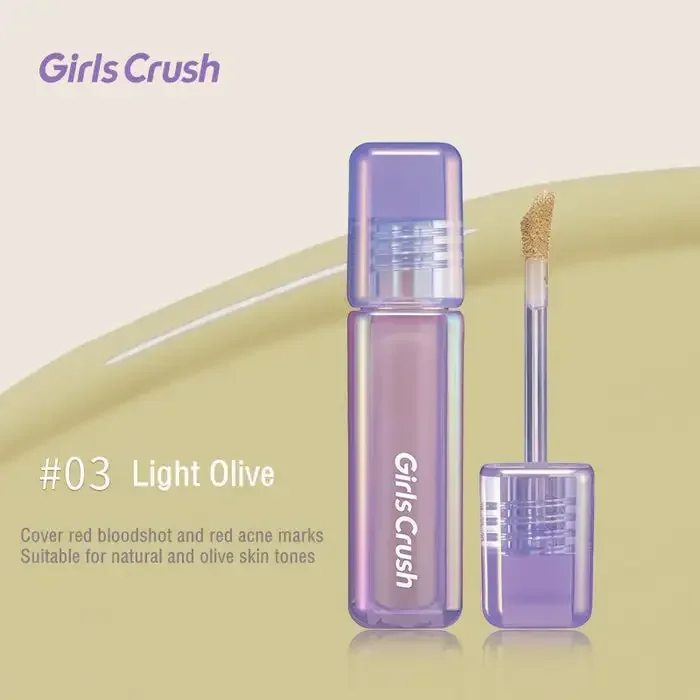 

Girls Crush Adventure Game Series Watery Velvet Concealer Liquid Foundation Long Lasting Makeup