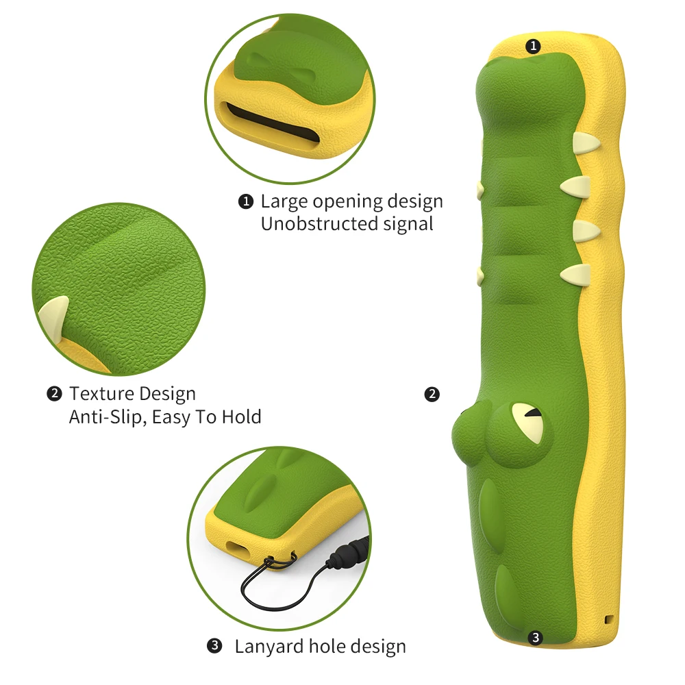 Remote Control Silicone Case for Samsung Smart TV BN59-01357A/BN59-01363A/BN59-01311B Creative Crocodile Shape Cover 5