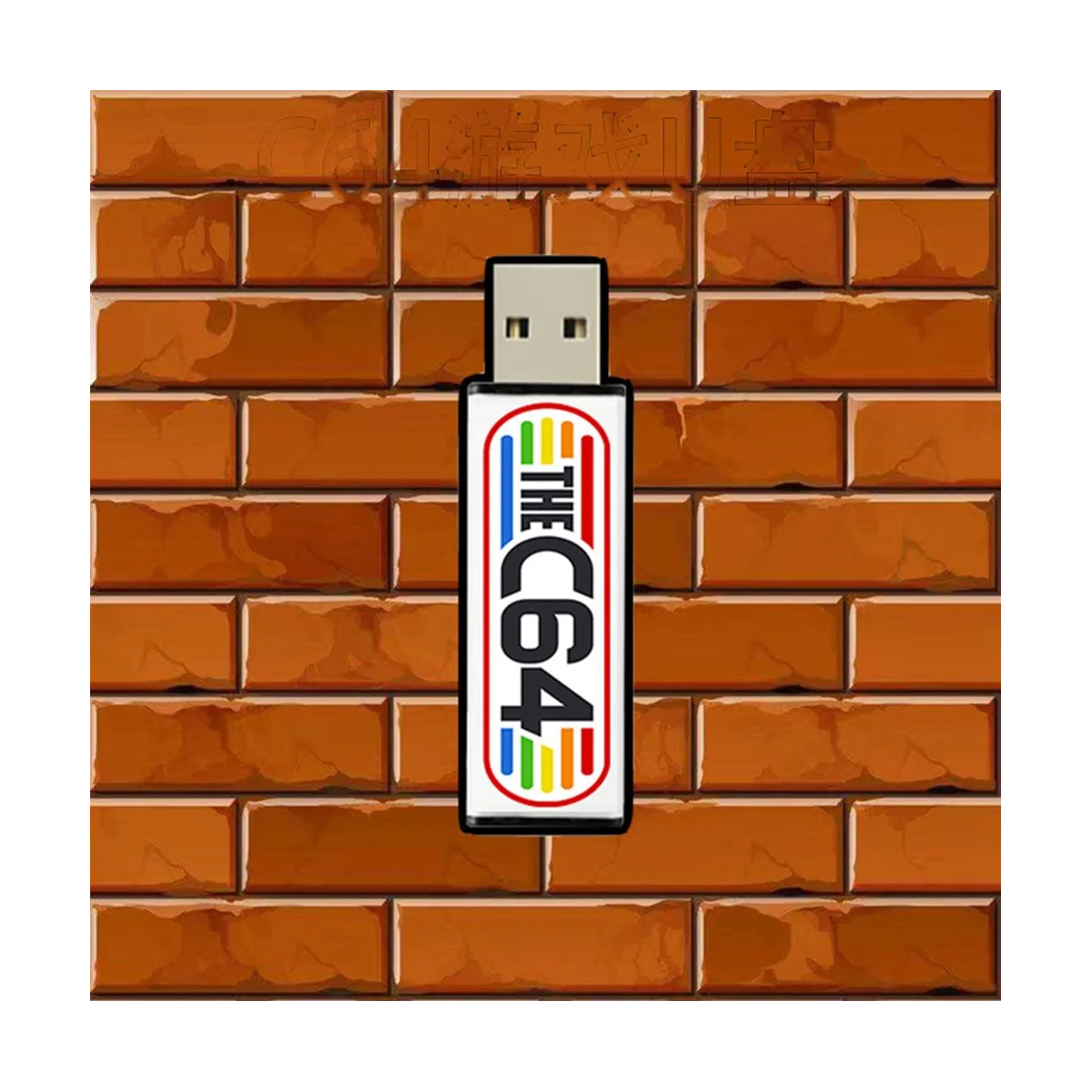 Chiavetta Usb Per Mini Console Di Gioco Retrò C64 Plug And Play Chiavetta Usb U Disco Di Gioco Con 5370 Giochi
