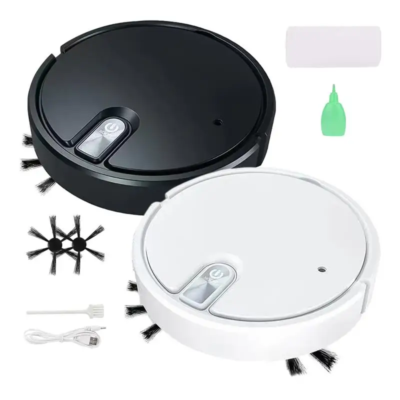 

Robot Vacuum Cleaner Smart Sweeping Vacuuming Cleaner Robot 5 in 1 Home Charging Sweeping Robot for Wooden Floors Tile Marble