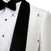 Cenne Des Graoom Latest Coat Design Tuxedo Suits For Men Tailor-Made Shawl Velvet Lapel 3 Pieces Blazers Vest Trousers Wedding 2