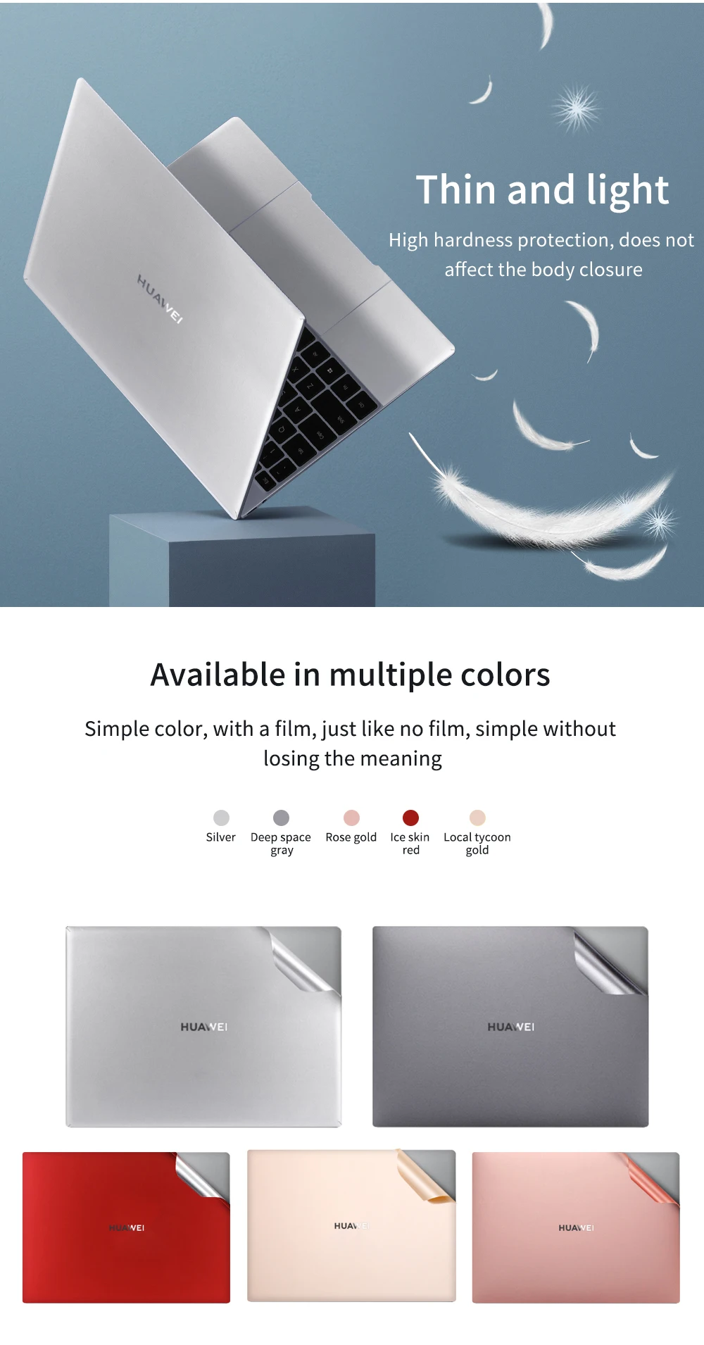 para Huawei 2023, MateBook D14, D15, D16, X Pro, 13, 14s, 2022