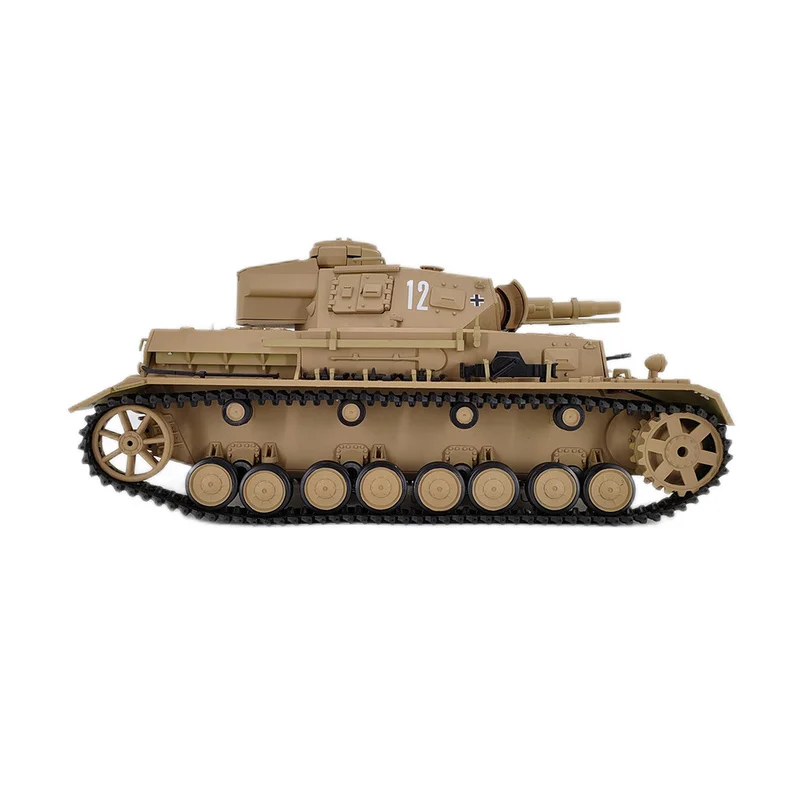 New Henglong 3858-1 Medium-sized Modern Combat Main Battle Remote Control Competitive Tank Vehicle Simulation Track Model Tank 5