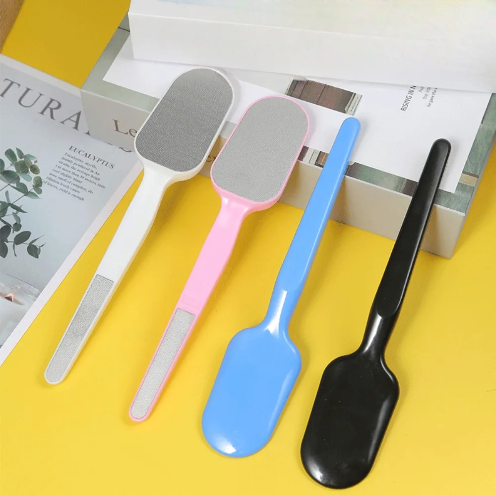 

2 in 1 Foot File Foot Rasp Pedicure Tools Feet Dead Skin Remover Plastic Handle Scrubber Stainless Steel Foot Care Tools