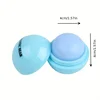 Cute Ball Shaped Lip Balm - Hydrating, Soothing, and Long-Lasting Lip Plumper with Non-Stick Cup for Preventing Frost Cracking a 5