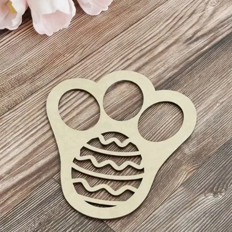 Easter Rabbit Foot Print Stencil Floor Bunny Foot Print Template Reusable Stencil Boxwood 1 Piece