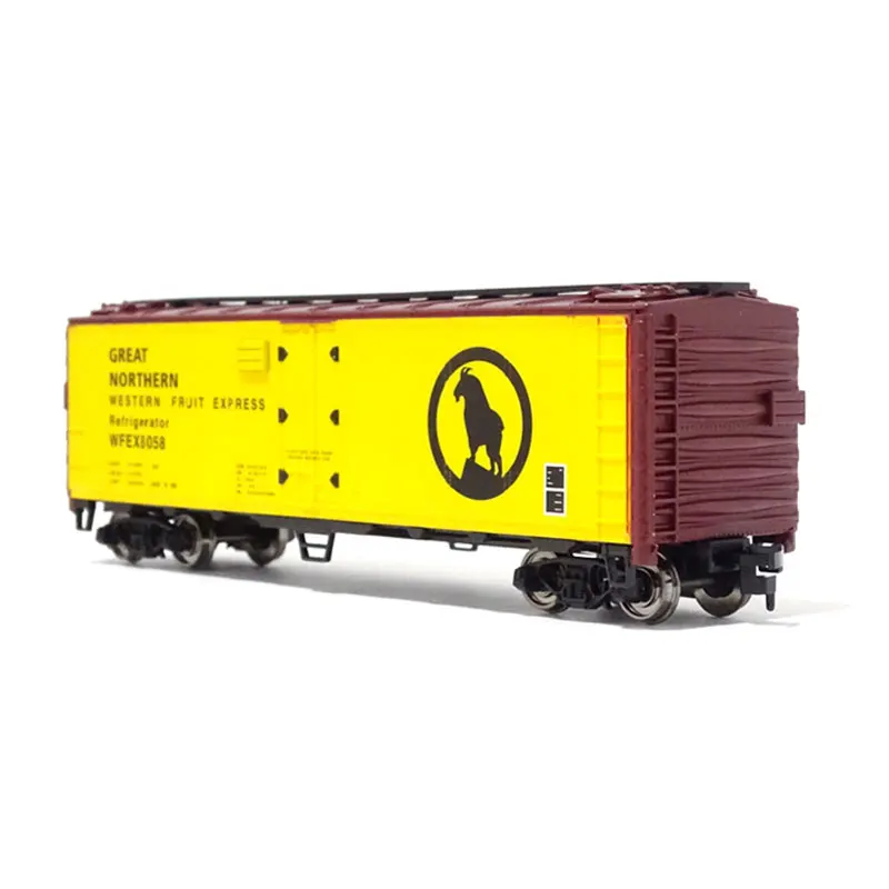 1/87 HO Scale Train Model Great Northern Train Carriage Model Train Scene Miniature Collection Sand Table Landscape Alloy Wheels 1 87 ho scale alloy car model chrysler valiant s series car model train scene miniature collection sand table landscape