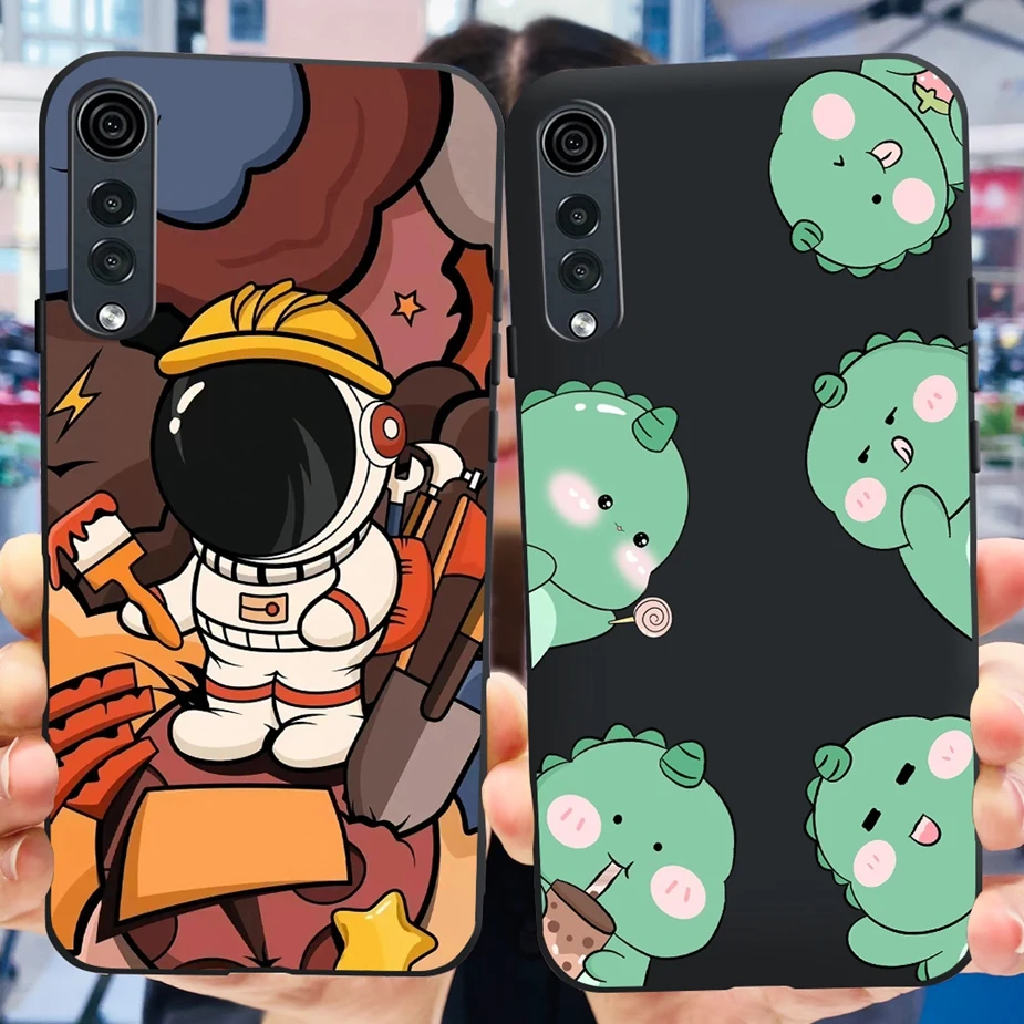 Stylish Painted Silicone Soft Phone Case - 6.8'' Bumper Cover, Compatible with LG Velvet 5G