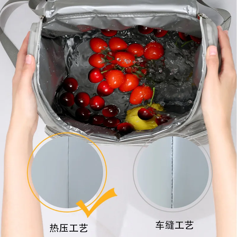 맥주 캠핑을위한 피크닉 열 쿨러 배낭 음식 음료를위한 점심 가방 해변 절연 여행 누출 방지 냉장고 가방