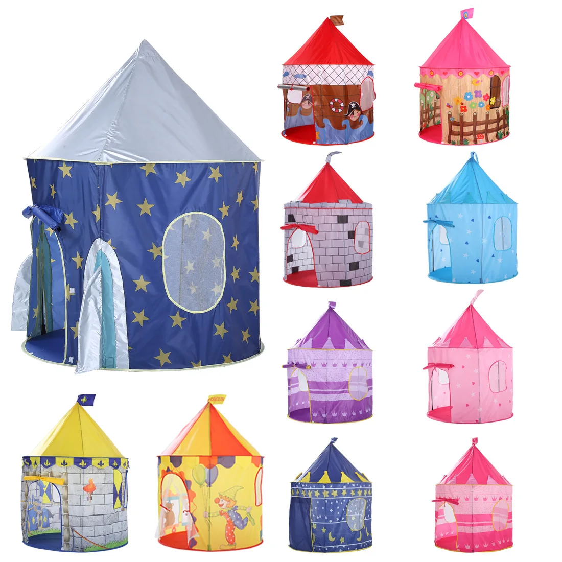 Children's Tent Playhouse Yurt Small Space Princess Castle Mosquito Net Independent Baby Home Indoor Tent