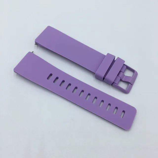 Silicone Band for Fitbit Versa 2 Strap Replacement Smart Watch Accessories for Fitbit Versa Lite Waterproof Bracelet Wristband Light Purple