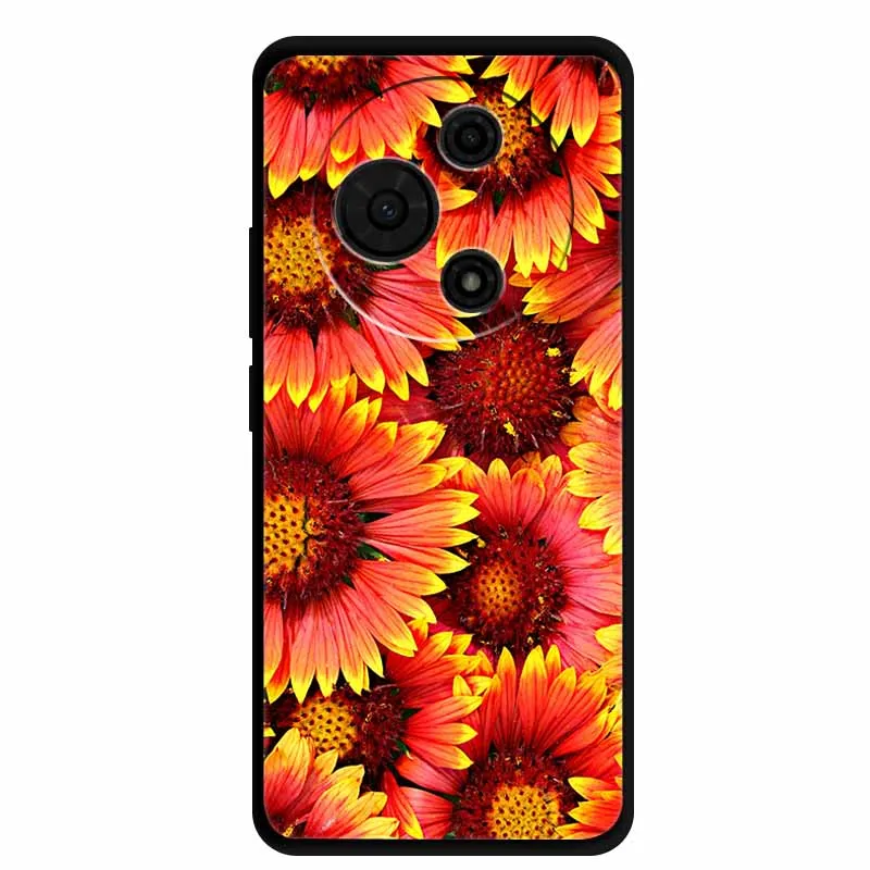 Gradient Marble Painted Silicone Phone Case - Shockproof Soft Cover