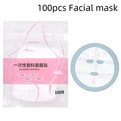 Transparent Disposable Full Face & Neck Beauty Masks (Facial mask )