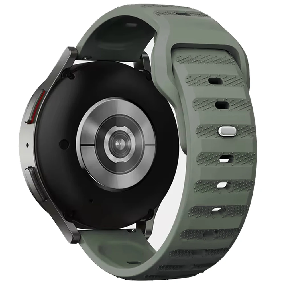 Enhanced Silicone Sports Watch Band – Premium Quality, 20mm/22mm, Multiple Fits