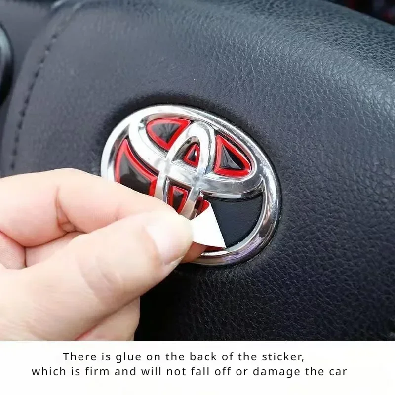 Car Steering Wheel Stickers Carbon Fiber Trims Inner Sticker For Toyota Prius Corolla Rav4 Yaris Verso Camry Interior Decals Accessories