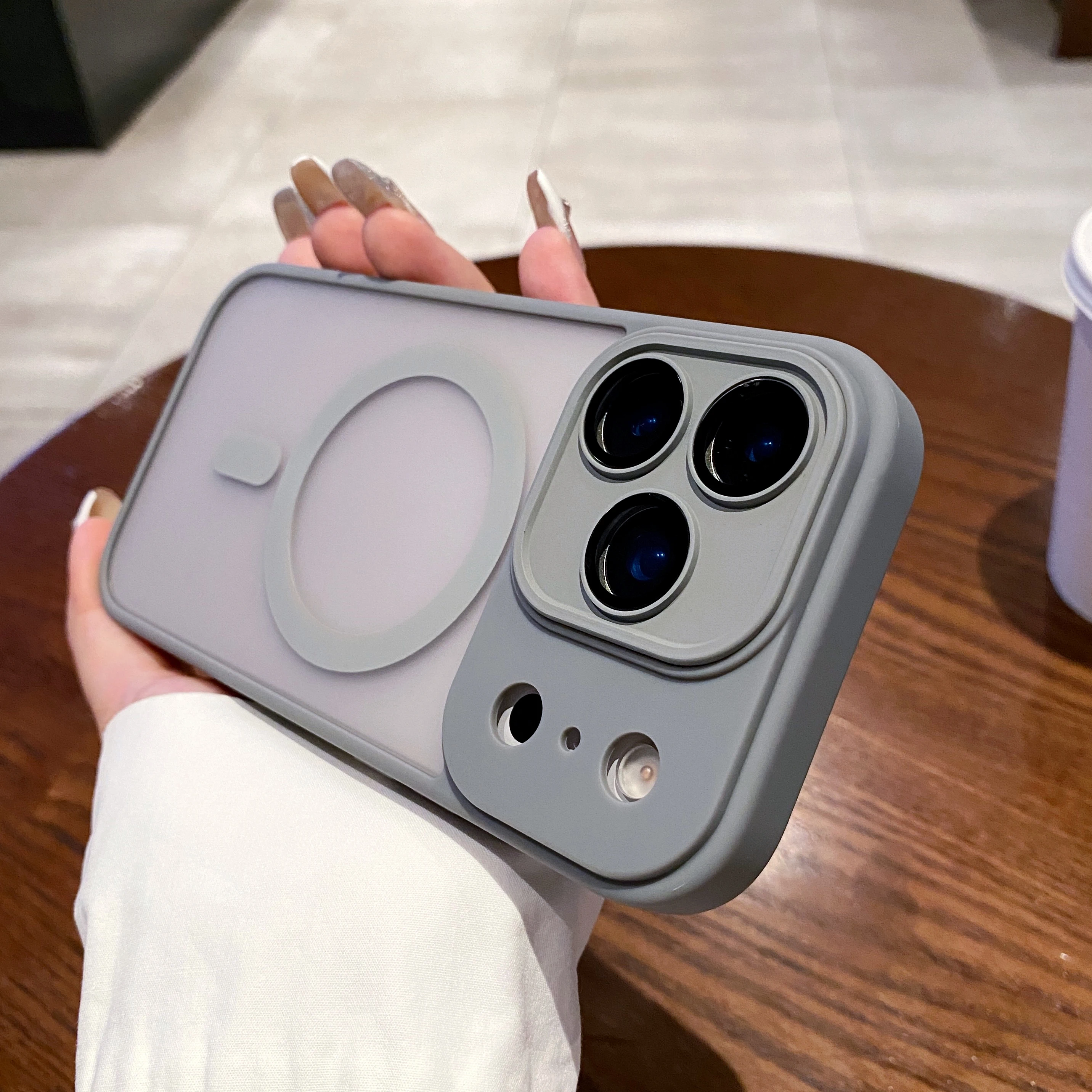 Custodia Magnetica In Metallo A 360° Per IPhone 16 15 14 Plus - Foto 8