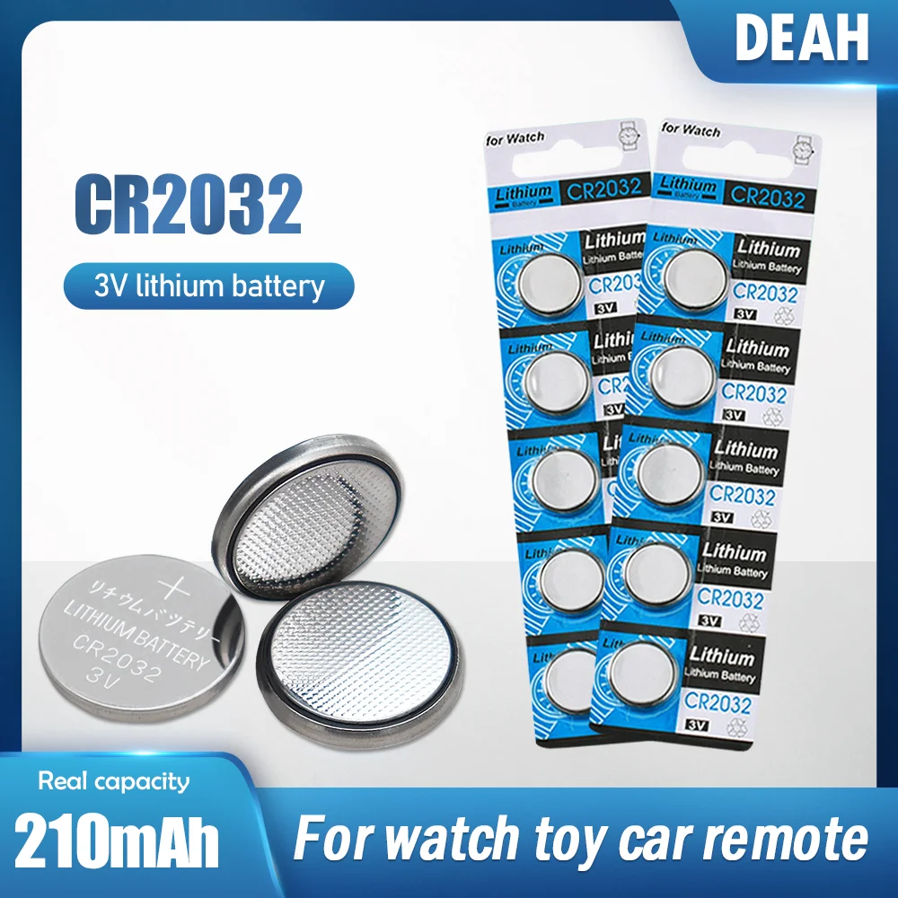 새로운 CR2032 CR 2032 3V 리튬 배터리 DL2032 ECR2032 BR2032, 시계 장난감 자동차 키 원격 제어 ...