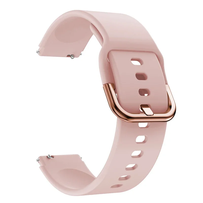 Sport Silicone Bracelet Band, 16mm 18mm, Adjustable Wristband Strap