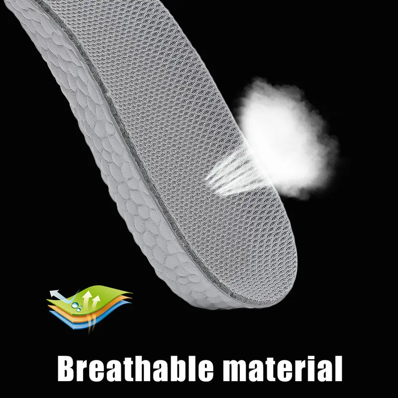 Height Increase Insoles for Men Women Elevator Shoes Cushion Unisex Sneakers Heel Lifting Insert Heighten Half Insoles 1.5-3.5CM