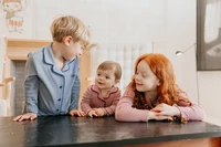 Collection de pyjamas rayés en coton SS26 pour toute la famille, ensembles de pyjamas pour enfants, combinaisons de nuit pour enfants 4