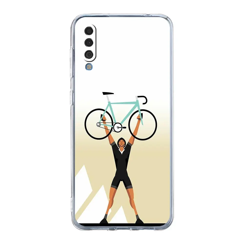 Protective Bicycle Exercise Themed Phone Case with French Design