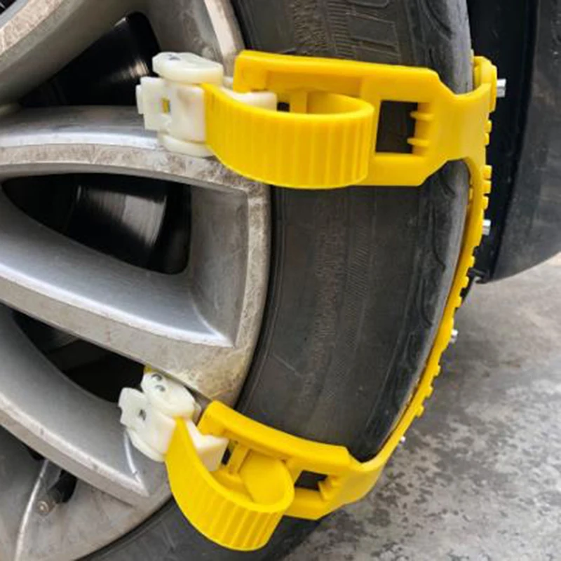 Tire chains Car Chain Thickened Rubber Non-slip for SUV Off-road Vehicles in Winter Snow Mud Roadway