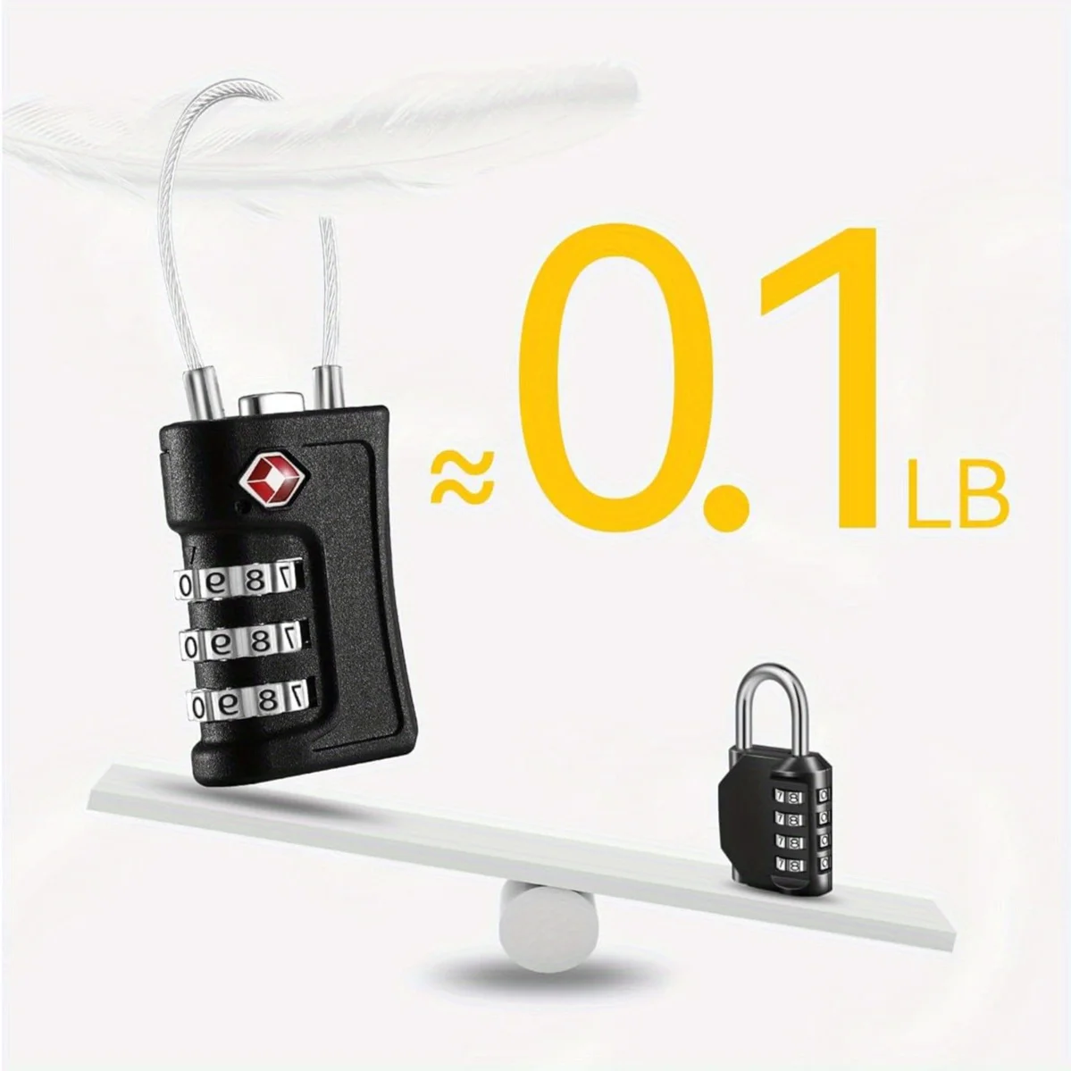 TSA 3-Digit Luggage Locks 3