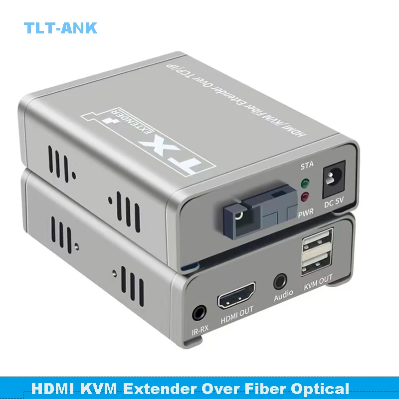 

20Km HDMI KVM Fiber Extender HDMI With USB Over SC/FC port Fiber Optic Cable HDMI to Fiber Video Audio Transmitter Converter