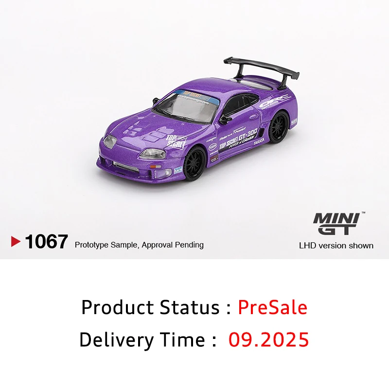 「Chase」1/64 MINI GT Toyota Supra (A80) Pré-venda minigt 1:64 toyota supra a80 topo secreto gt300
