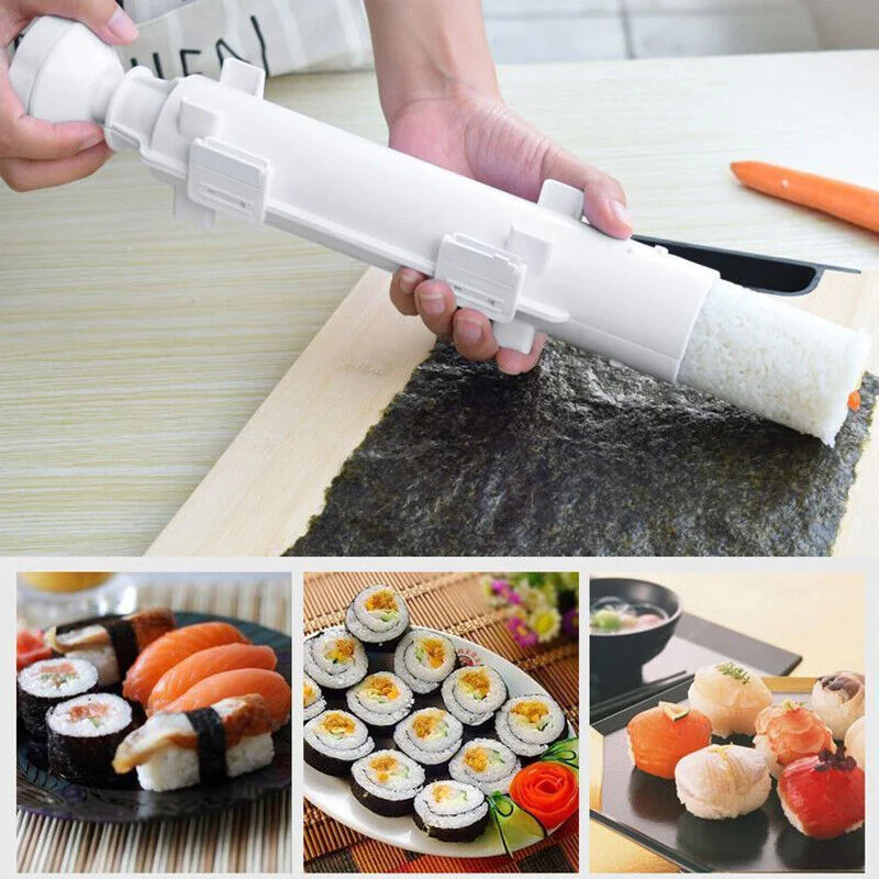 Sushi Maker Rice Mould Roller Vegetable Meat Rolling Tools Non stick