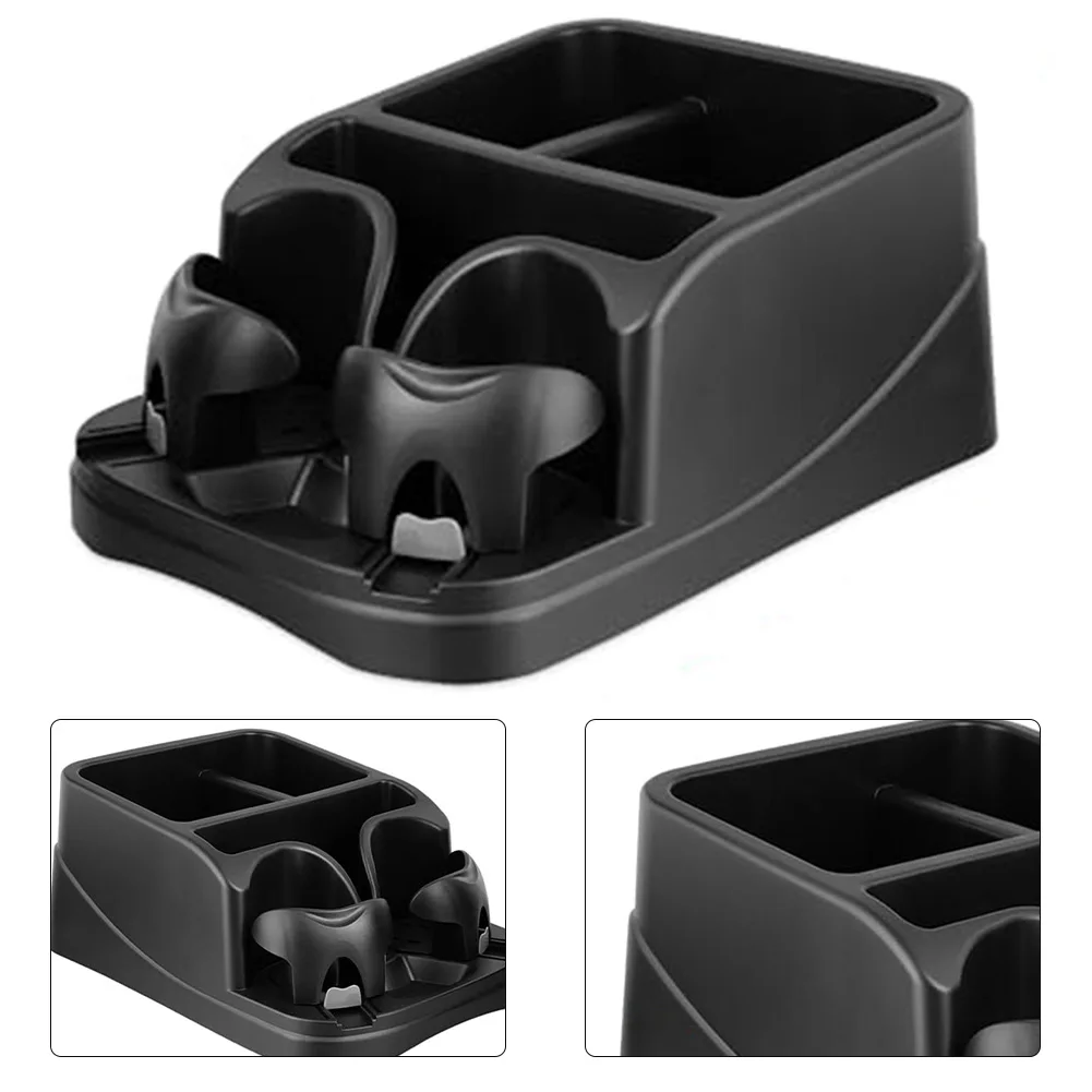 센터 콘솔 차량용 정리함 (음료 홀더, 스마트폰, 책 수납함 포함) 및 뒷좌석 수납함