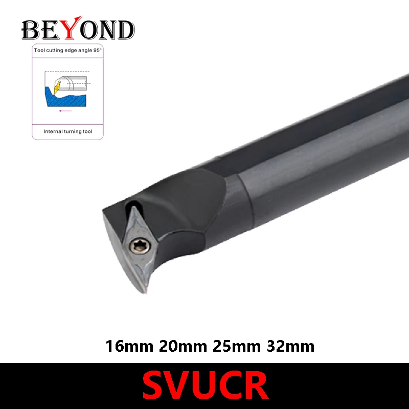 

BEYOND 16mm 20mm 25mm SVUCR SVUCL S16Q-SVUCR11 S20R-SVUCR11 S20R-SVUCR16 S25S-SVUCR16 S32T-SVUCL16 Internal Tunring Tool Holder