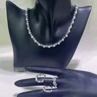 Amour Original bijoux perle en acier inoxydable anneau collier Bracelet ensembles nouvelle offre tendance beaux cadeaux de mariage de noël pour les femmes 5