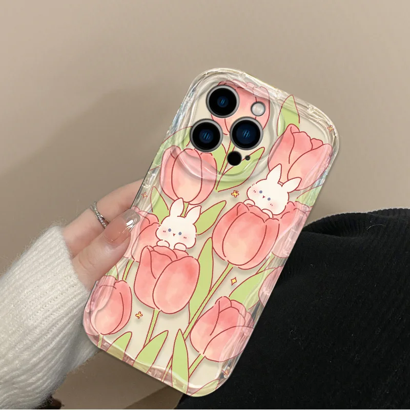 Graffiti Flower TPU Protective Phone Case Cover