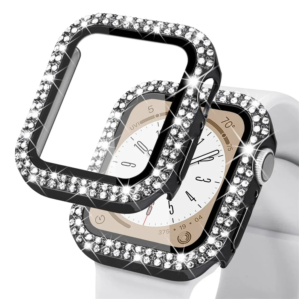 Starlight Case with Diamond Tempered Glass and Bumper Screen Protector