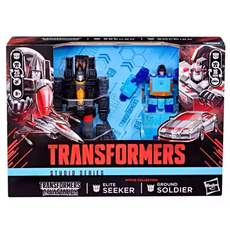 재고 있음 변신 장난감 제너레이션 셀렉트 엘리트 트래커즈 그라운드 트루프 애니메이션 모델 장난감 액션 피규어 장난감 컬렉션