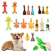 Squeaky Dog Rubber Toys Dog Latex Chew Toy Chicken Animal Bite Resistant Puppy Sound Toy Dog Supplies For Small Medium Large Dog 1