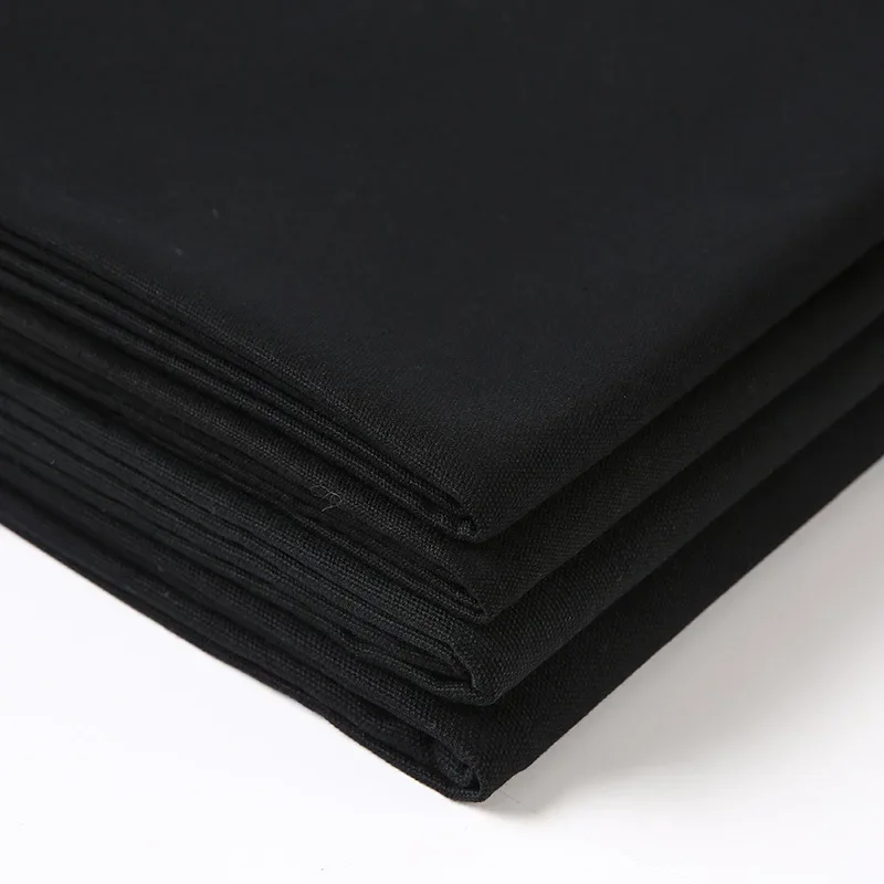 Black Cotton Canvas Fabric 12oz for Outdoor Table And Chair Materials Handbag Luggage Sofa Shoe Materials 16oz Canvas Bag
